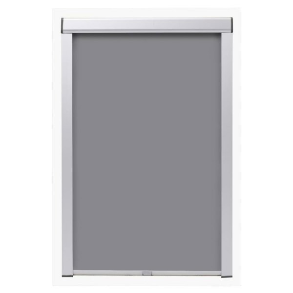 Berkfield Blackout Roller Blind Grey CK02