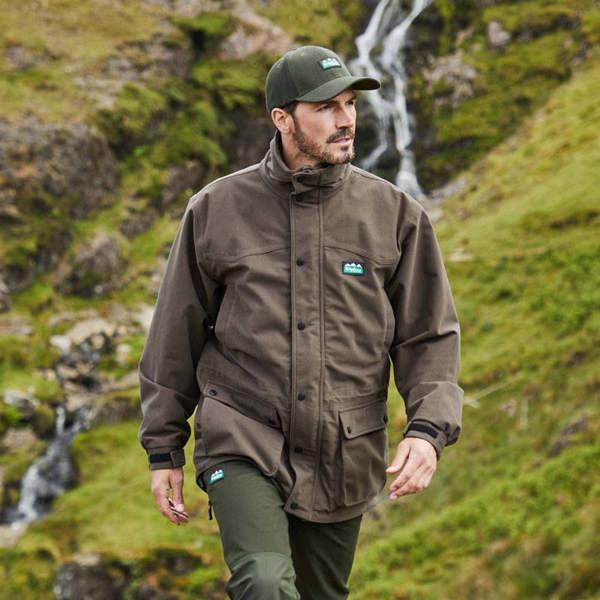 Ridgeline Men's Torrent Jacket in Bark