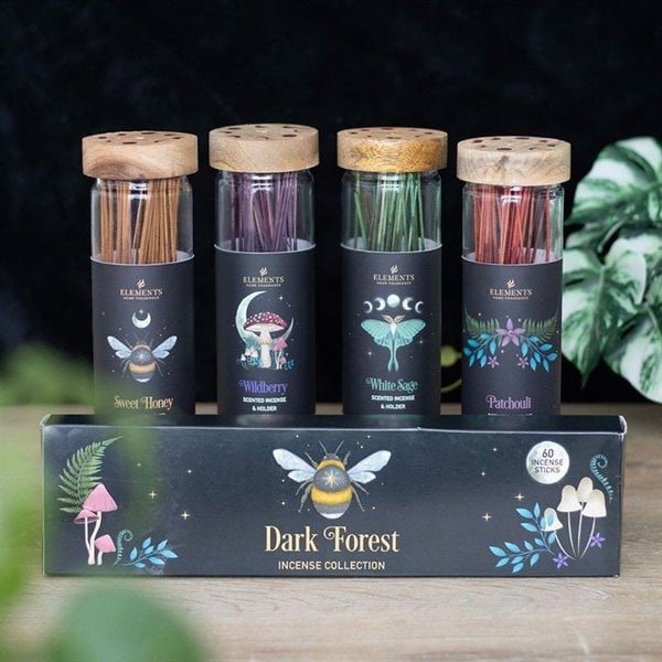Serano 4 Packs of Dark Forest Sweet Honey Incense Sticks