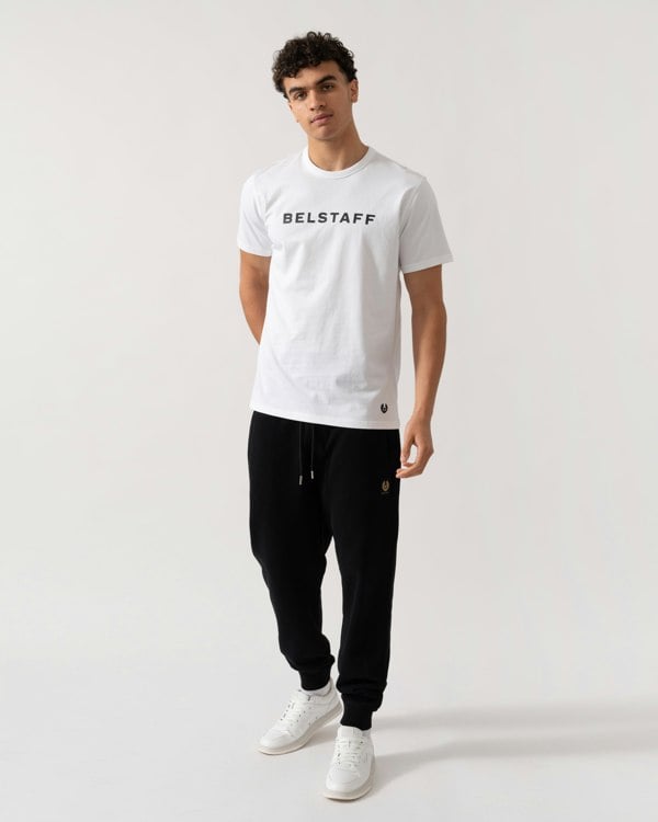 Belstaff Mens Logo T-Shirt - White