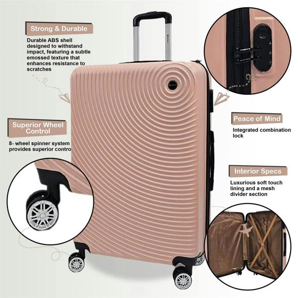Eagle Luggage Hard Shell ABS Cabin Suitcase Luggage Set