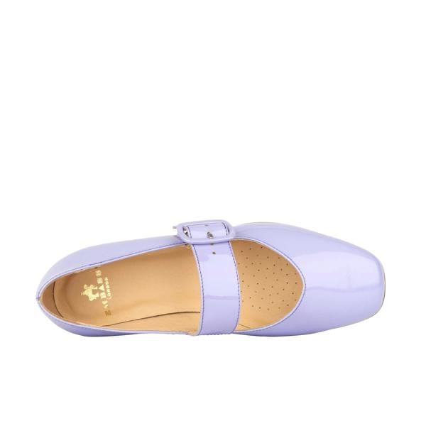 Embassy London Bliss - Lavender & Rose - Women's block heel square toe patent leather Mary-Jane