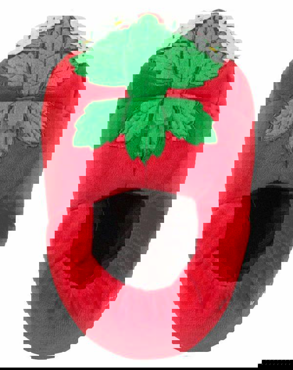 Womens Red Strawberry Kiss 3D Slippers