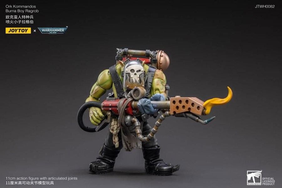 Joy Toys Warhammer 40K Ork Kommandos Burna Boy Ragrob 1:18 Scale Joy Toy JT2900