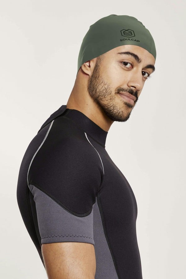 SOUL CAP Regular Swim Cap - Rifle Green