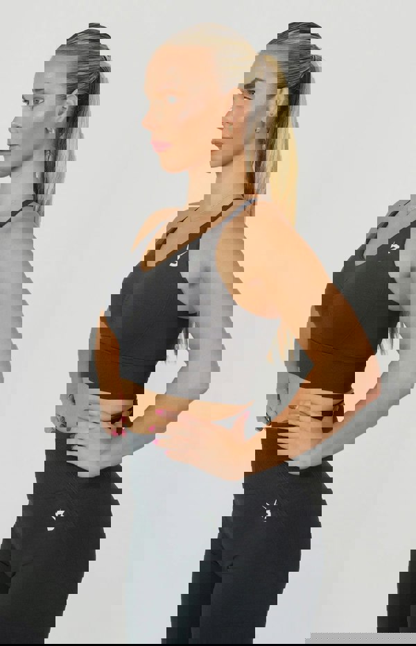 V3 Apparel Tempo Seamless Multi-Way Sports Bra - Slate Grey