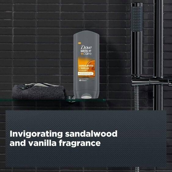 Dove Men+Care Sensitive 3-in-1 Hair, Face and Body Wash 3x400ml