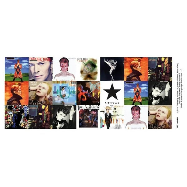 David Bowie Album Collage Mug - Multicoloured