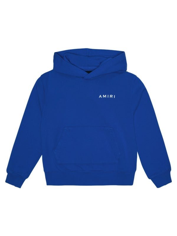 Amiri Kids Bones Graphic Hoodie – Blue / Red