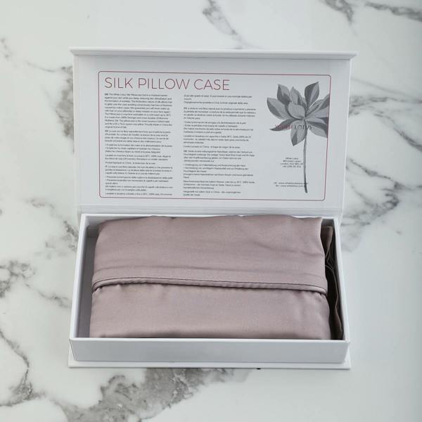 White Lotus Beauty 100% Mulberry Silk Pillowcase Cruelty Free Luxury