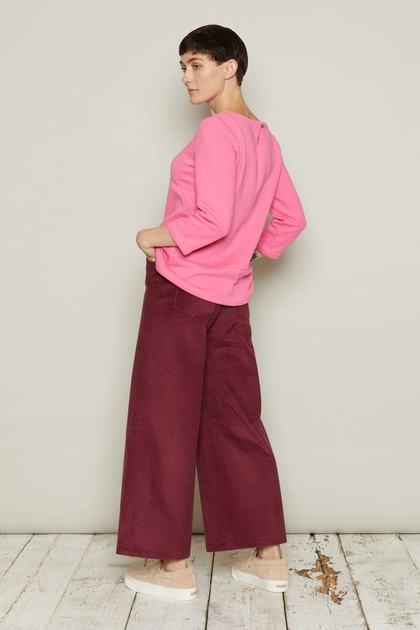 Bo Carter Funi Trousers - Burgundy