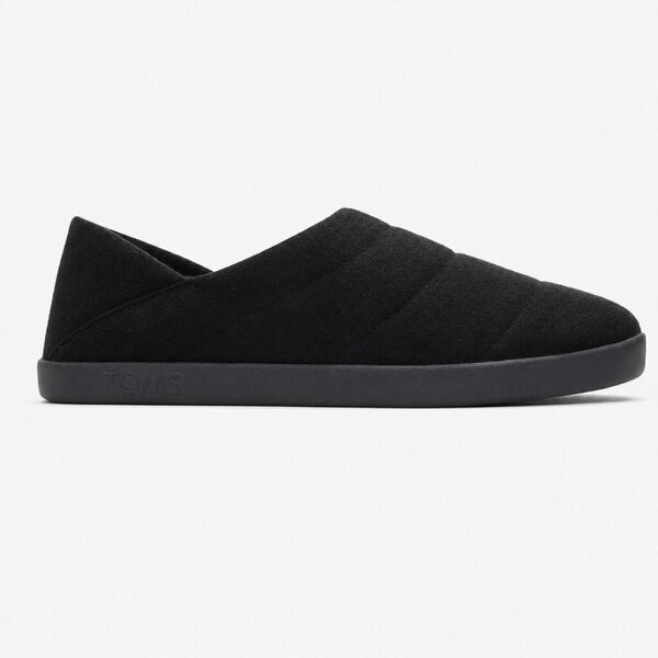 Toms EZRA Full Slippers   in  Black