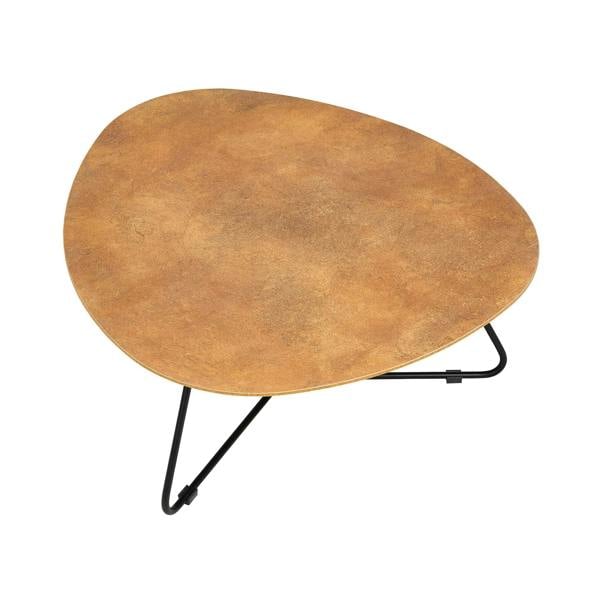 Statement Furniture Bergen Small Coffee Table with Gold Coloured Top