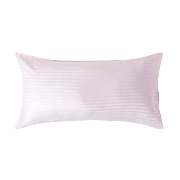 HOMESCAPES Silky 330 TC Egyptian Cotton Satin Stripe Housewife Pillowcase, King Size