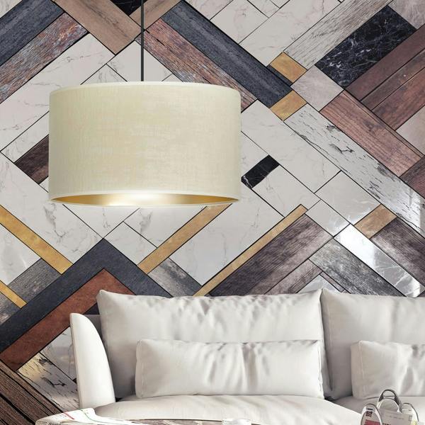 Emibig HILDE Pendant lamp 1 x E27 Black with White Shade