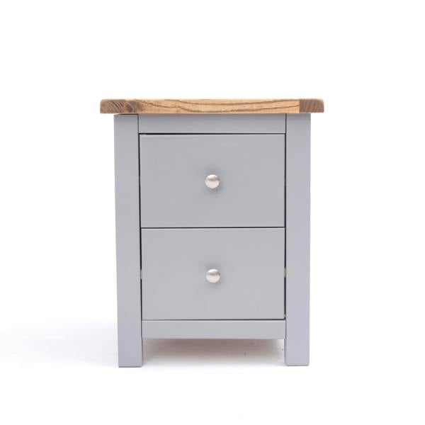 Cabinet Bits Mirano 2 Drawer Bedside Table