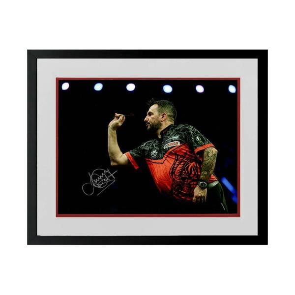 Jonny Clayton Signed 16x12 Image Deluxe Mount Frame #3