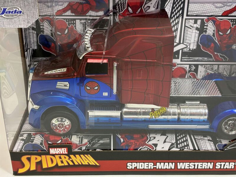 MCSlots Spiderman Western Star 57X 1:24 Scale Jada 35408