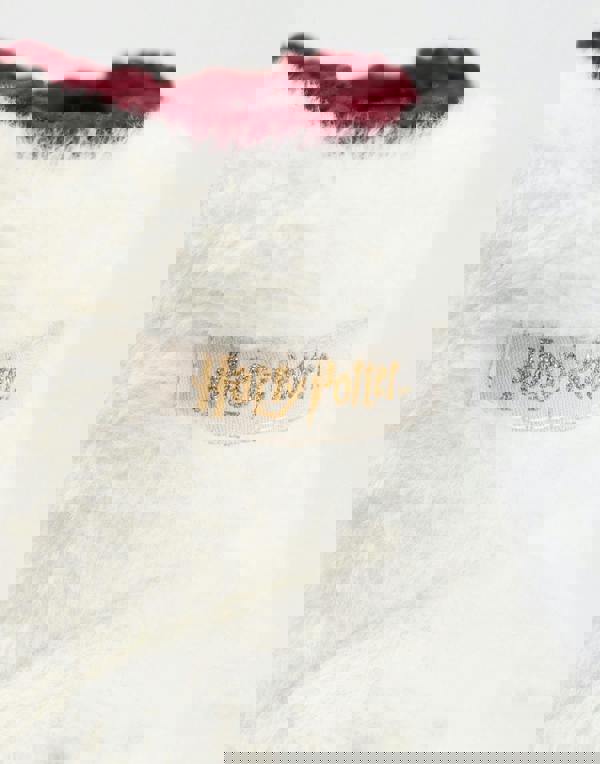 Harry Potter Girls White Hedwig Slipper Boots