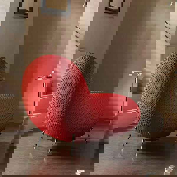 Cruz Baba Easy Chair, Lounge Chair, Red-Weilai Concept-Weilai Concept