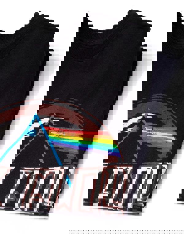 Pink Floyd Unisex Kids Black Album Logo Short Sleeved T-Shirt