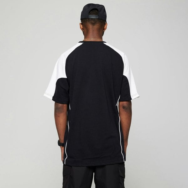 GVNMNT Clothing Co Racer Tee - Black / White