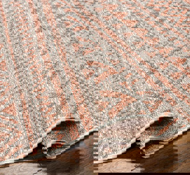 Livabliss Eagean-Global Pink Ivory Brown In- & Outdoor Rug