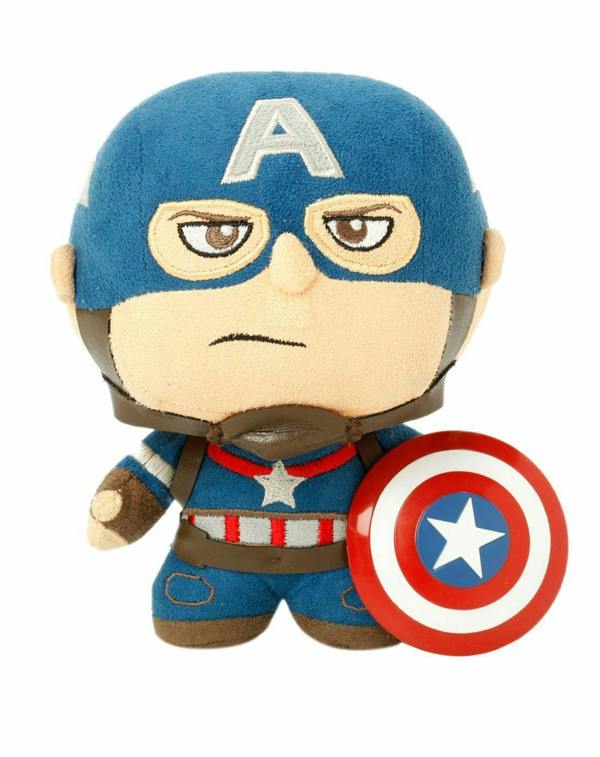 Vanilla Underground Funko Pop! Unisex Blue Captain America Plush Figure (One Size)