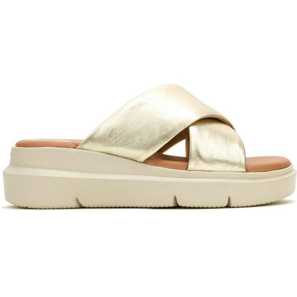 Hush Puppies Uplift Leather Women's Champagne Sandals