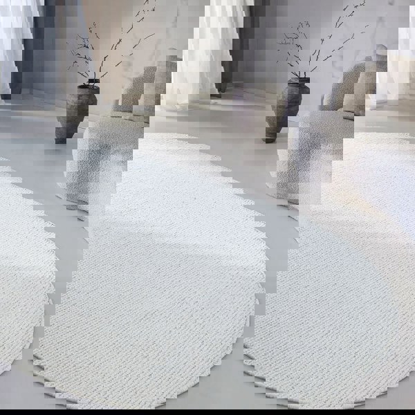 The Rugs Handwoven Natural Wool Rug - Sustainable Elegance