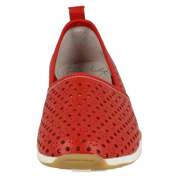 Down to Earth Ladies Down To Earth Flat Comfort Slip On Shoes