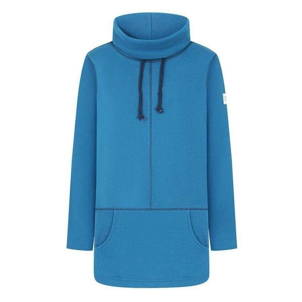 Lazy Jacks Womens/Ladies Drawstring Sweatshirt - Teal - 