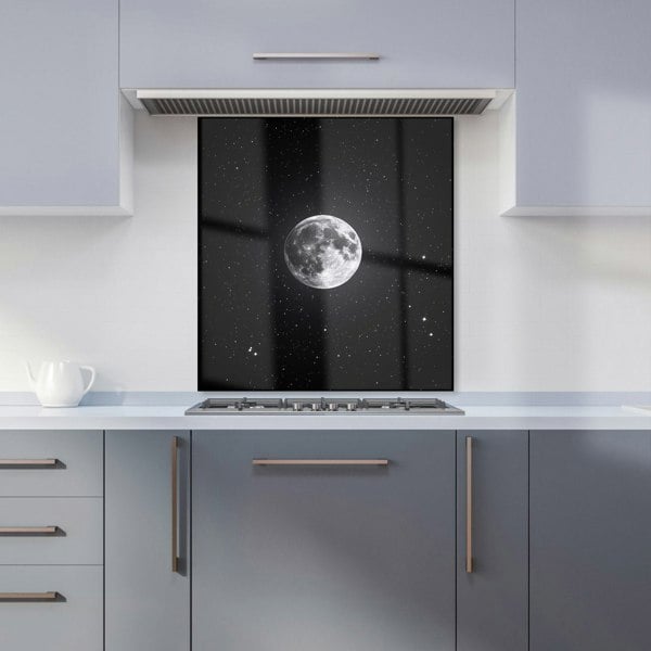 Warren Reed - Designer Lunar Glow in the Night Sky Kitchen Splashback