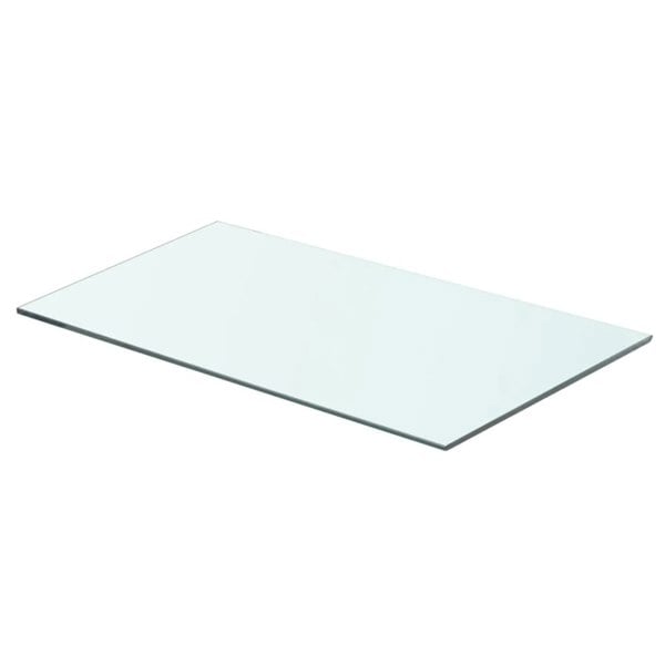 Berkfield Shelf Panel Glass Clear 60x30 cm