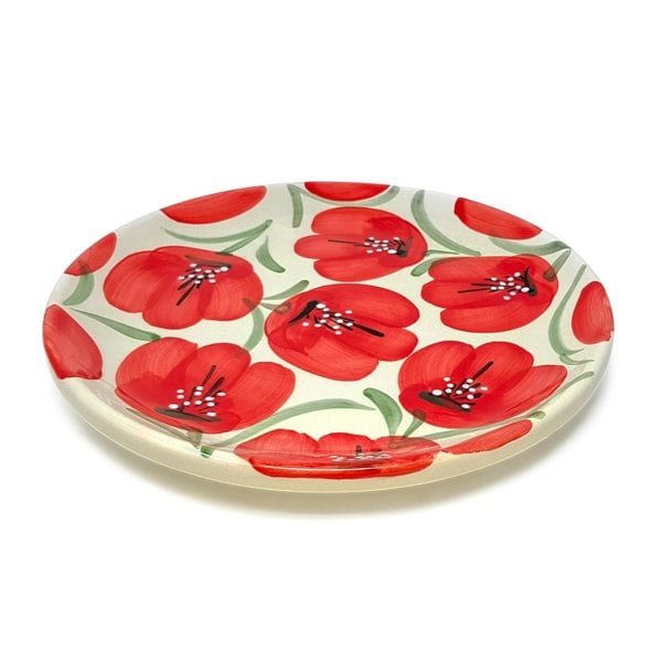 Verano Spanish Ceramics Castilian Poppies - Plates