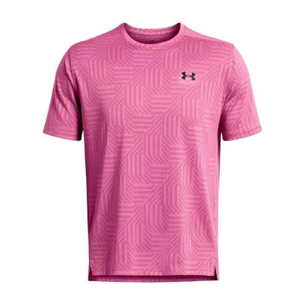 Under Armour Mens Tech Geotessa Vent T-Shirt - Pink