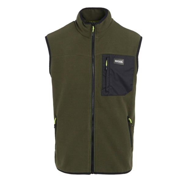 Regatta Mens Frankie Fleece Gilet - Dark Khaki