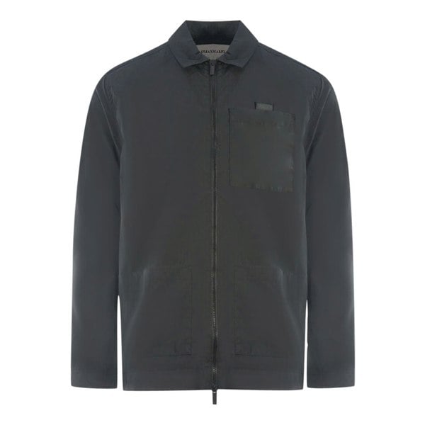 Lyle & Scott Cotton Ripstop Overshirt Jacket - Black