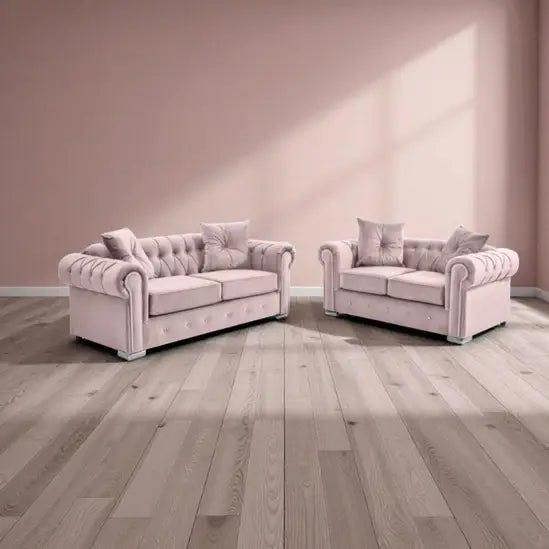 Snug Furniture Roma Chesterfield 3+2 Sofa Set
