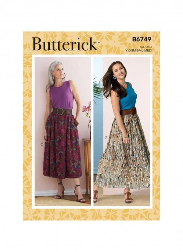 Butterick Sewing Pattern 6749, Shirts for Women, Y (XS-S-M) - Easy