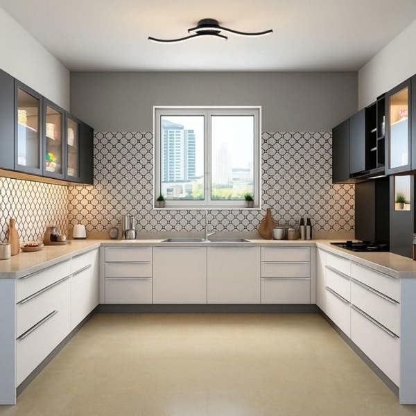 COSYLYTE Kenworth 2 Light Integrated LED Wavy Ceiling Light