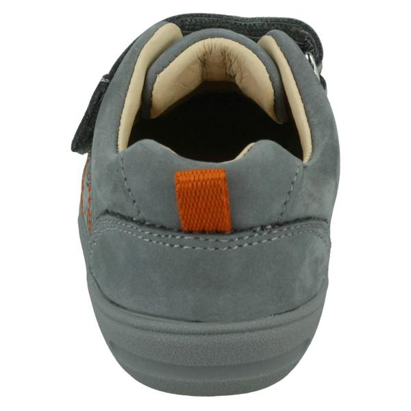 Clarks Boys Startrite Casual Hook & Loop Shoes Footprint