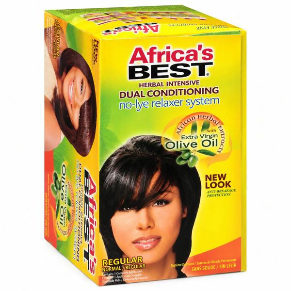 Africa's Best No-Lye Hair Relaxer Kit Regular