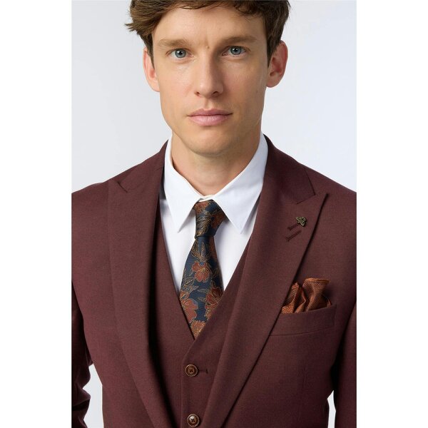 Antique Rogue Rust Large Floral Tie
