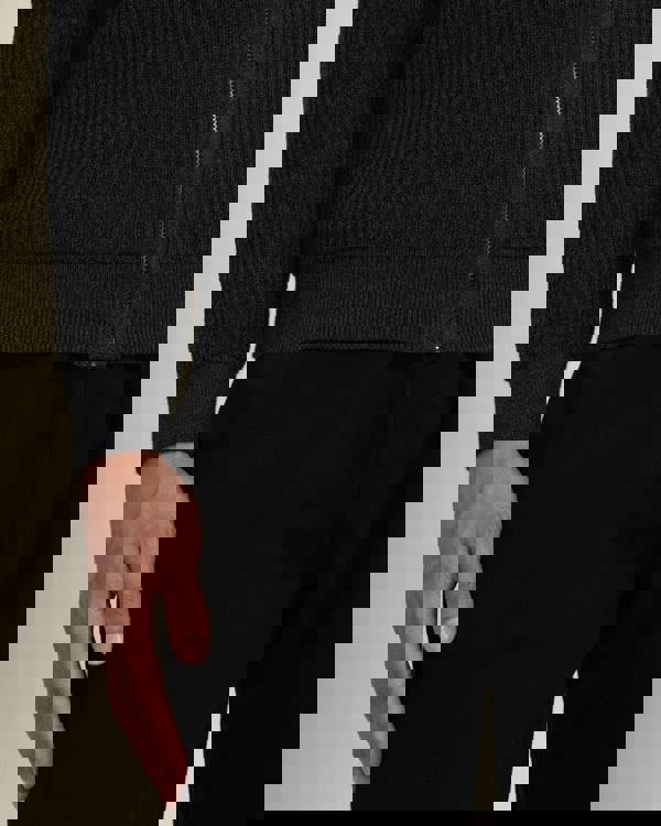 Larsson & Co Lihme - Ribbed V-Neck Cardigan