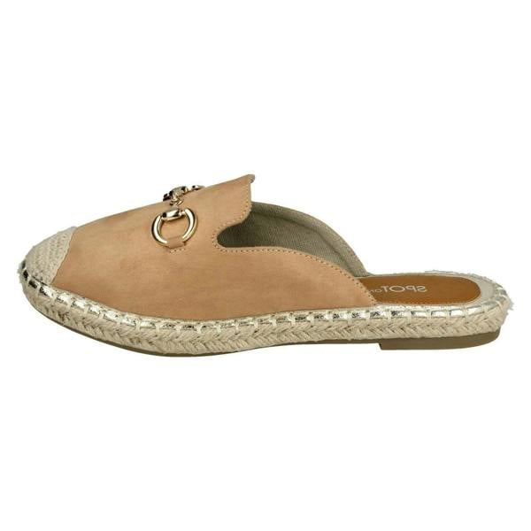 Spot On Ladies Spot On Closed Toe Espadrilles F2261