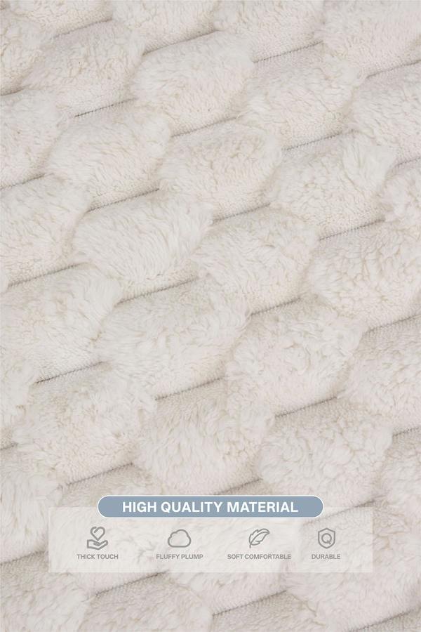 Living and Home Non-Slip Faux Plush Sofa Protector