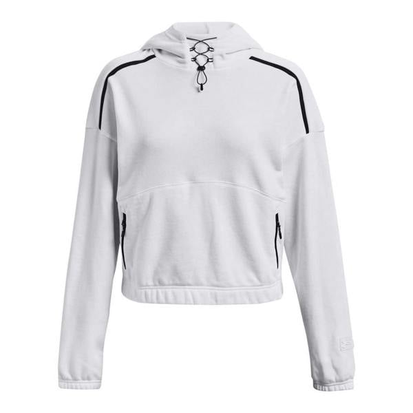 Under Armour Womens/Ladies Journey Fleece Hoodie - White - 
