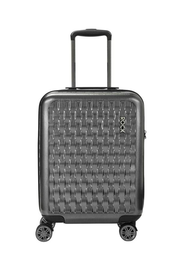 Rock Luggage Hard Shell Suitcase 8 Wheel Luggage Trolley Case Holiday Travel Bag