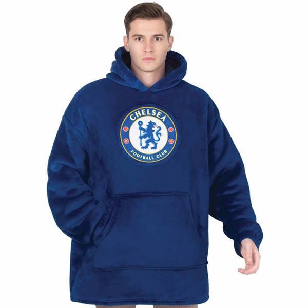 Chelsea FC Adult Oversized Hoodie XL to XXXL, Clothing, Sports, Gift